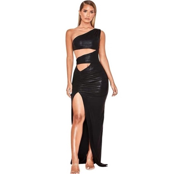 House of CB OPHYRCUT OUT MAXI DRESS
